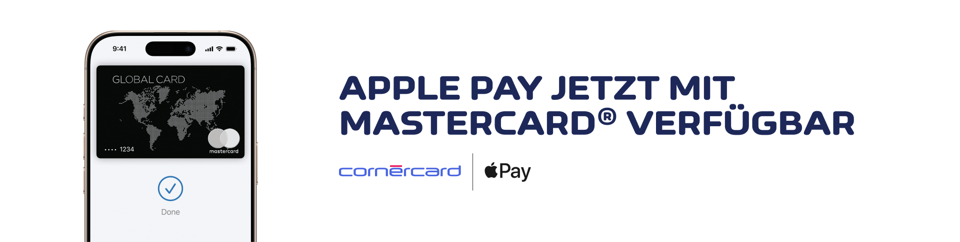 Apple Pay jetzt mit Mastercard® verfügbar
